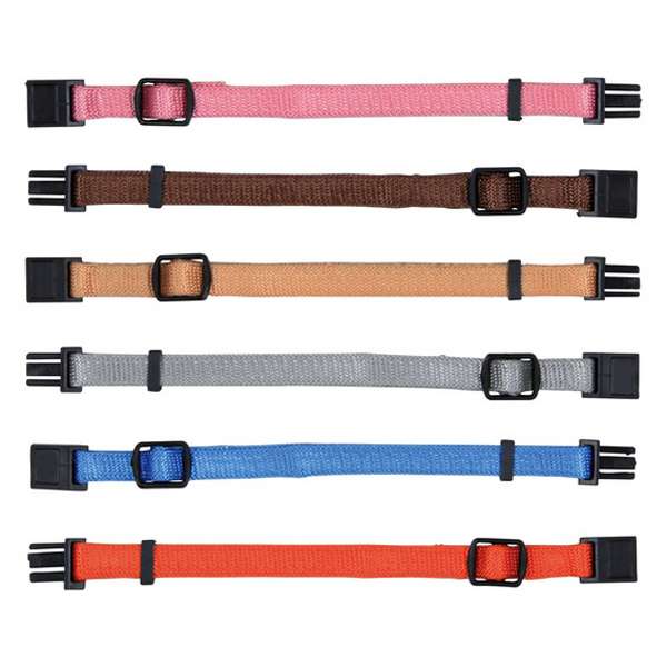 Trixie Welpenhalsbänder - 6er-Set 2 - S-M = 17-25 cm