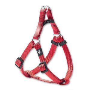 Karlie ASP Step&Go Geschirr - Rot - 10 mm, 36-52 cm