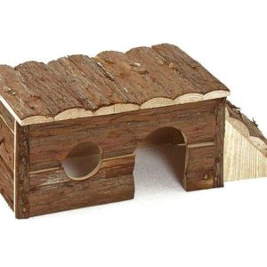 Karlie Naturholzhaus mit Leiter - Groß