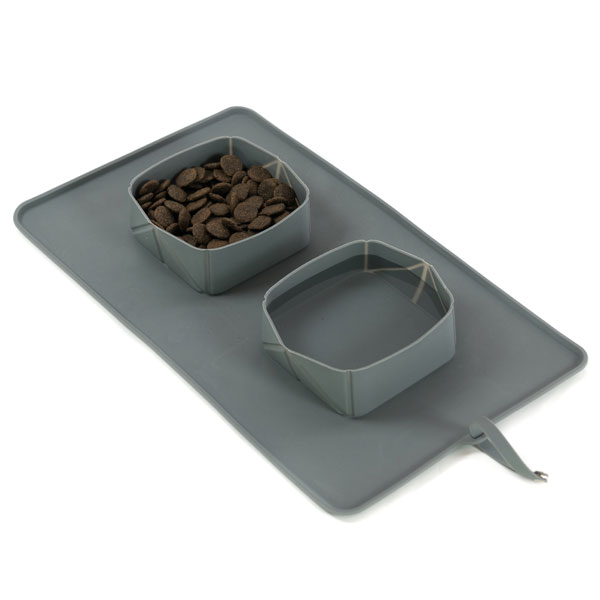 PROCYON Rollbarer Silikon-Doppelnapf – Bild 3