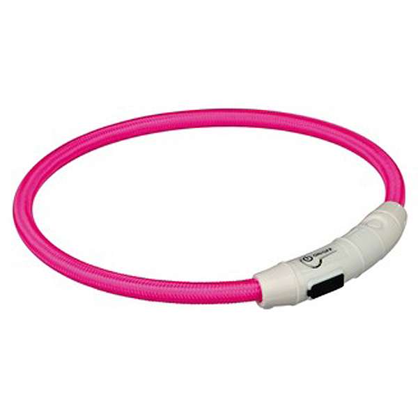 Trixie Flash Leuchtring USB Pink - M-L – Bild 3