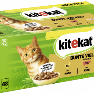 KiteKat MultiPack Bunte Vielfalt Sauce 48x85gP