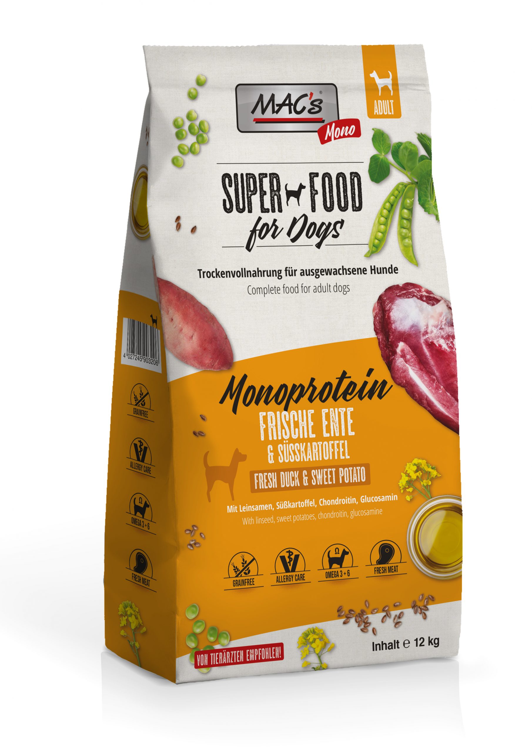 MAC's DOG Mono frische Ente 12kg