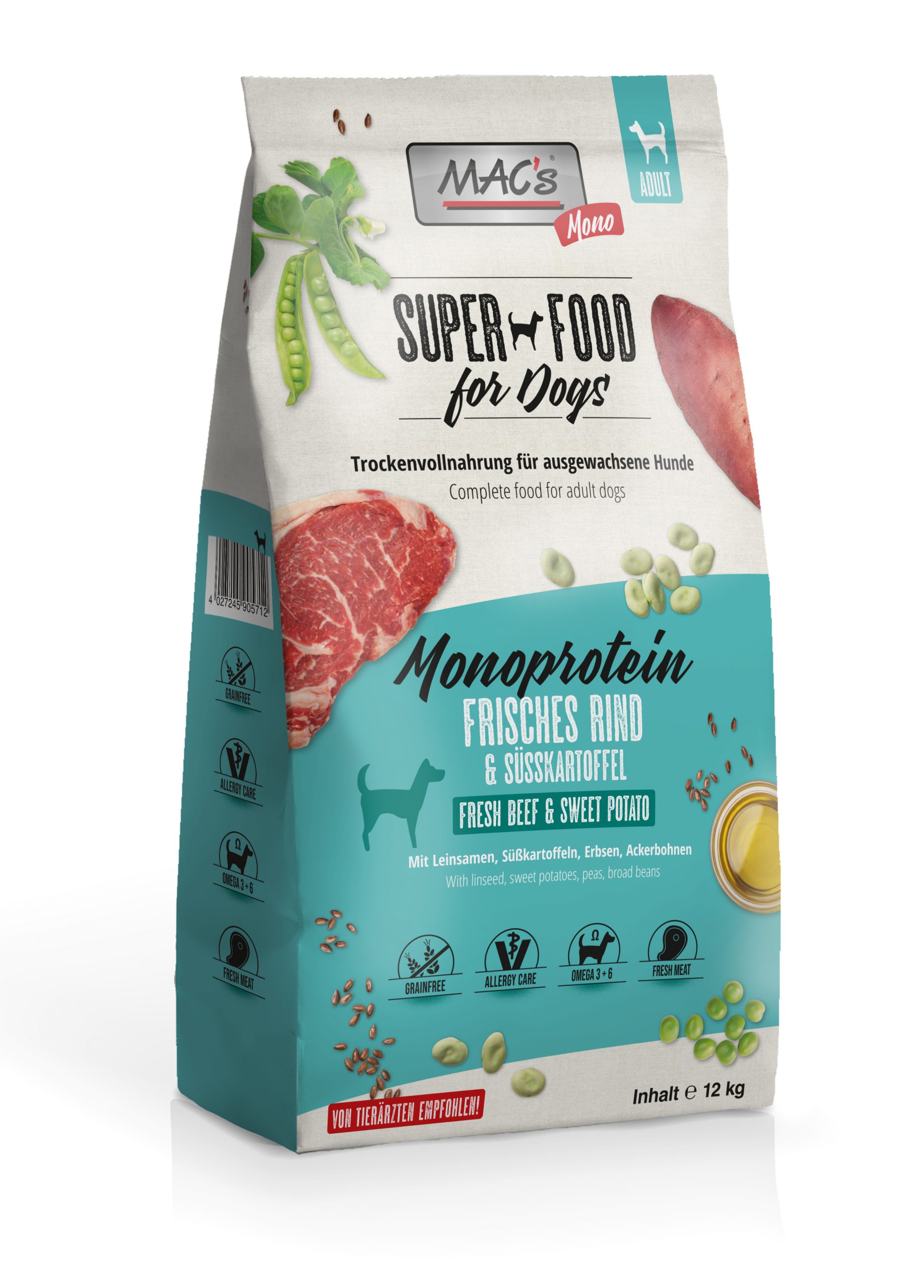 MAC's DOG Mono frisches Rind 12kg