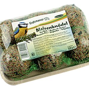 ERDTMANN Meisenknödel 6 Stück auf Schale